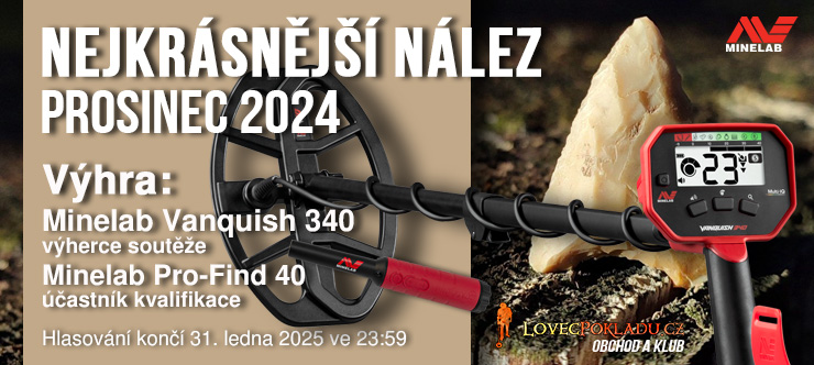 Nejkrásnější nález detektorem kovů prosinec 2024